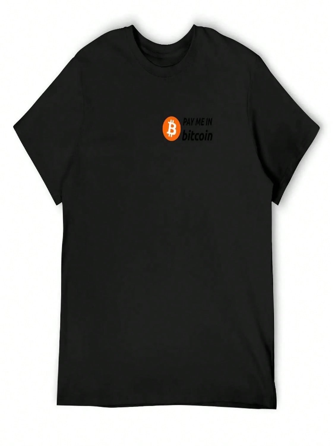 Bitcoin - Pay Me In Bitcoin T-Shirt Blue Archive Heavyweights Kawaii Clothes Shirts Graphic Tee Plain T Shirts unisex S