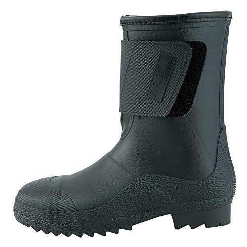 CO-COS nobuoka HG-956 Safety Boots with Toe Cap, ZIPLOA Magic Toe Cap, Steel Toe Cap, Men's, Black, Sizes 27.5-28.0 cm