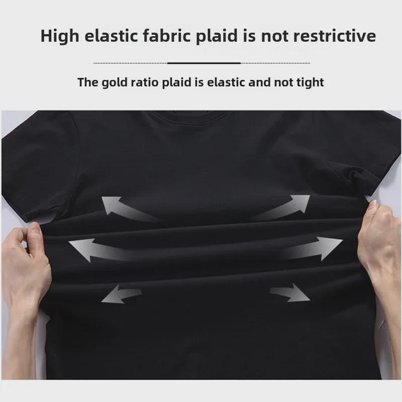 Unisex Pure Cotton Round Neck Short-Sleeve Casual T-Shirt