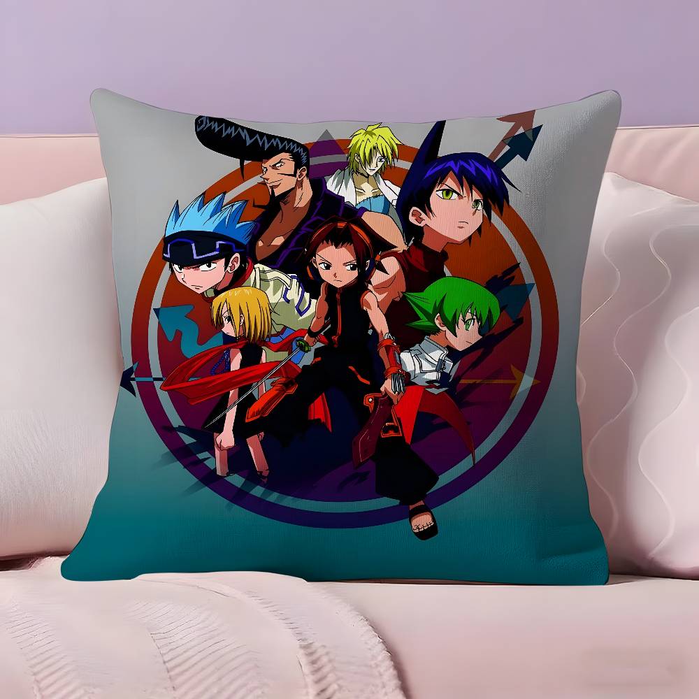 Anime Shaman King Pillow Case Pillowcase Ultra Soft Skin Friendly Fabric Cloud Like Comfort & Concealed Zipper