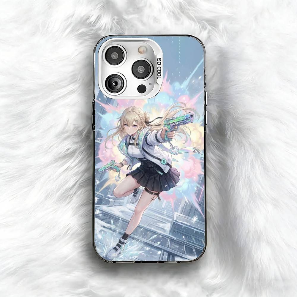 

Lynae WuWa Phone Case For iPhone 16 17 15 14 12 13 Pro Max Black Color Shockproof Cover iPhone13