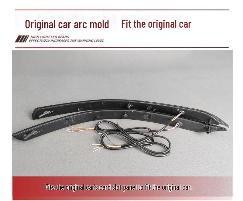 BYD Qin Plus LED Rear Bumper Brake Lights - Compatible with 25 Models, Custom Fit.