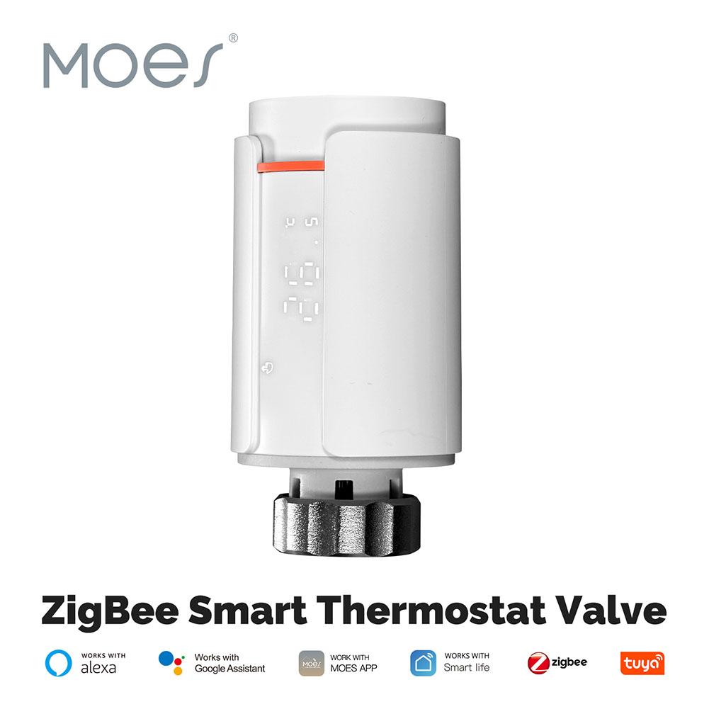 Умный ZigBee терморегулятор с поддержкой удаленного управления через приложение, привод клапана радиатора, термостат, привод радиатора China Mainland