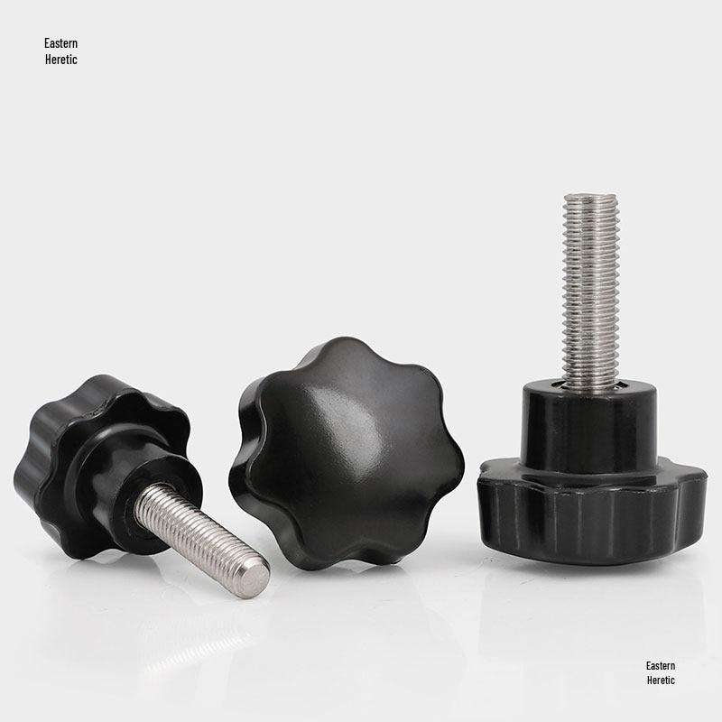 Star-Shaped Bakelite Hand-Tightening Screw Handle (M4-M10)