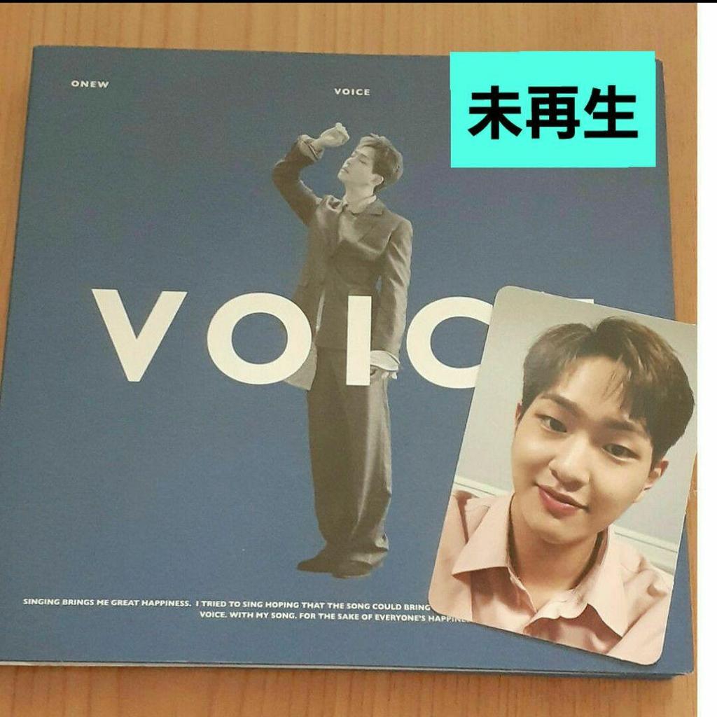 [USED] SHINee ONE WVOICE Blue ver. Unplayed