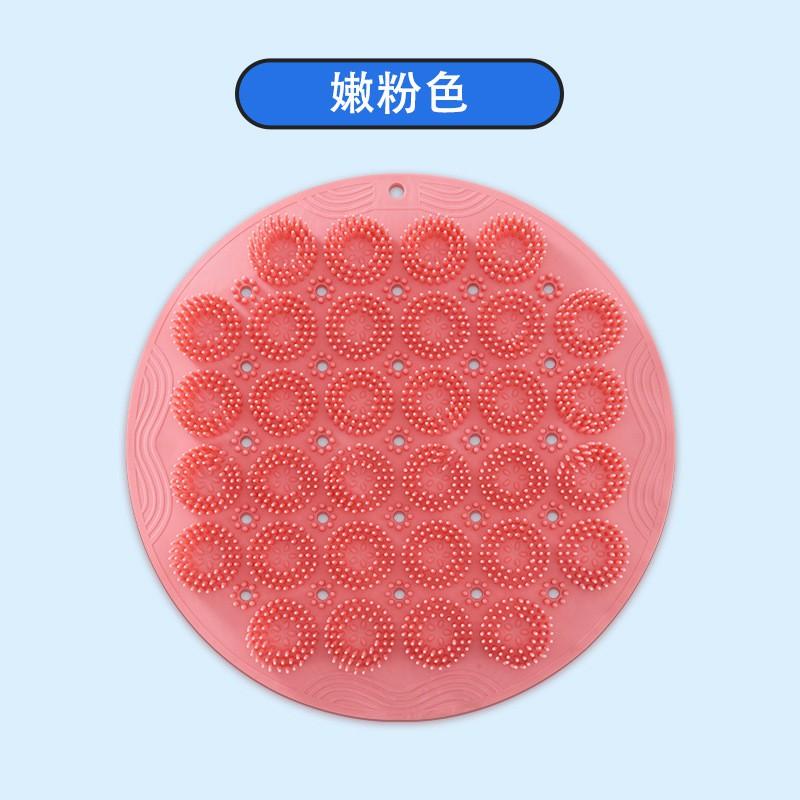 Silicone Back Scrubber Suction Bath Brush Shower Exfoliation Foot Care