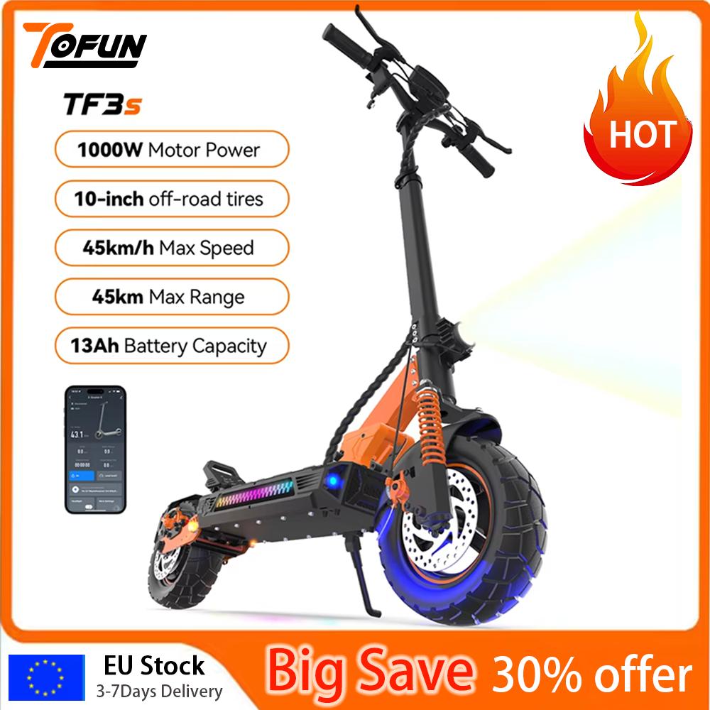 TOFUN TF3 Electric Scooter 1000W Motor