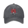 Uomo Donna Ufo Band Michael Raven Stampa Cappelli Casual Denim Usurato Musica Heavy Metal Berretto da Baseball Regolabile
