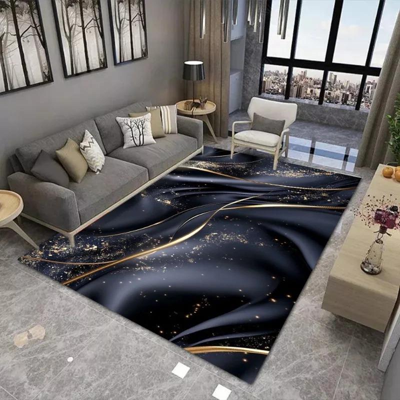 Nordic Modern Abstraction Printing Large Carpet for Living Room Decor Sofa Rug Coffee Table Floor Mat Bedroom Nonslip Soft Mat