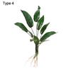 Artificial Hydroponic Plants Simulation Greenery With Root Plant Wall Home Office Shop Decor Desktop Ornament Photography Party