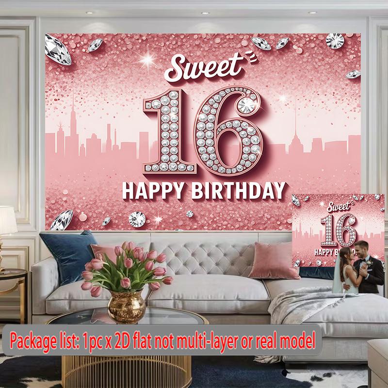 Party Backdrop Flat Sweet Photo Booth Decor Front Door Decor