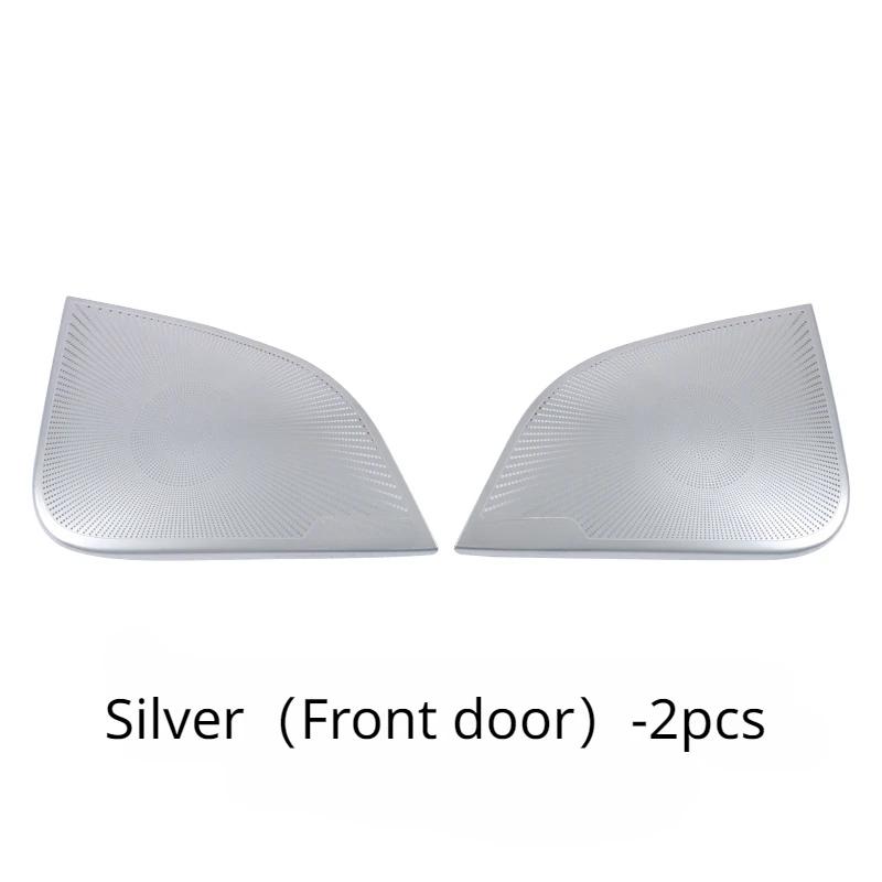 Car Door Audio Speaker Cover Loudspeaker Trim Frame Sticker Stainless Steel for Tesla Model Y 2024-2024 Interior Accessories