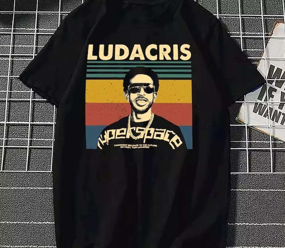Ludacris rapper T-shirt black Cotton Unisex S-5Xl short sleeve Unisex T-Shirt XXL