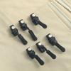 12 Pieces Zippers Repair Kits Quick Instants Zippers Pullers 3 Size Zippers Replacement Set for Jackets Jeans Suitcases