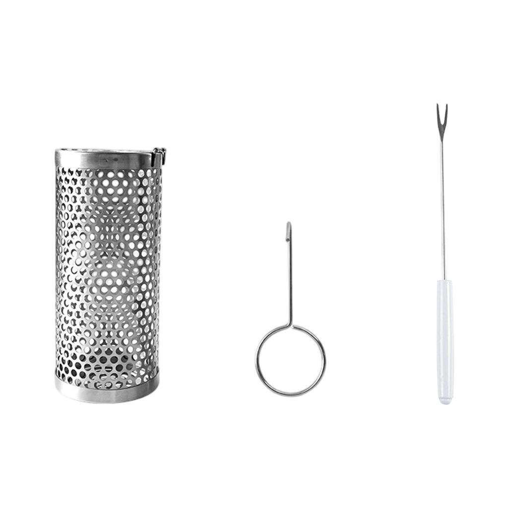 Panier Rotatif pour Grill BBQ en Acier Inoxydable 304 Tambour Roulant Pour Rôtissage et Grillade en Plein Air