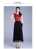 Spring 2026 Reversible Mesh Pleated A-line Midi Skirt