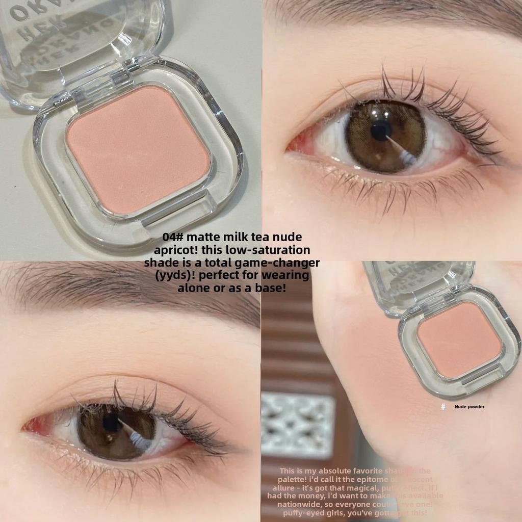 Monochrome Eyeshadow Pearlescent Fine Glitter Matte Eyeshadow Multi-purpose Eyeshadow Palette