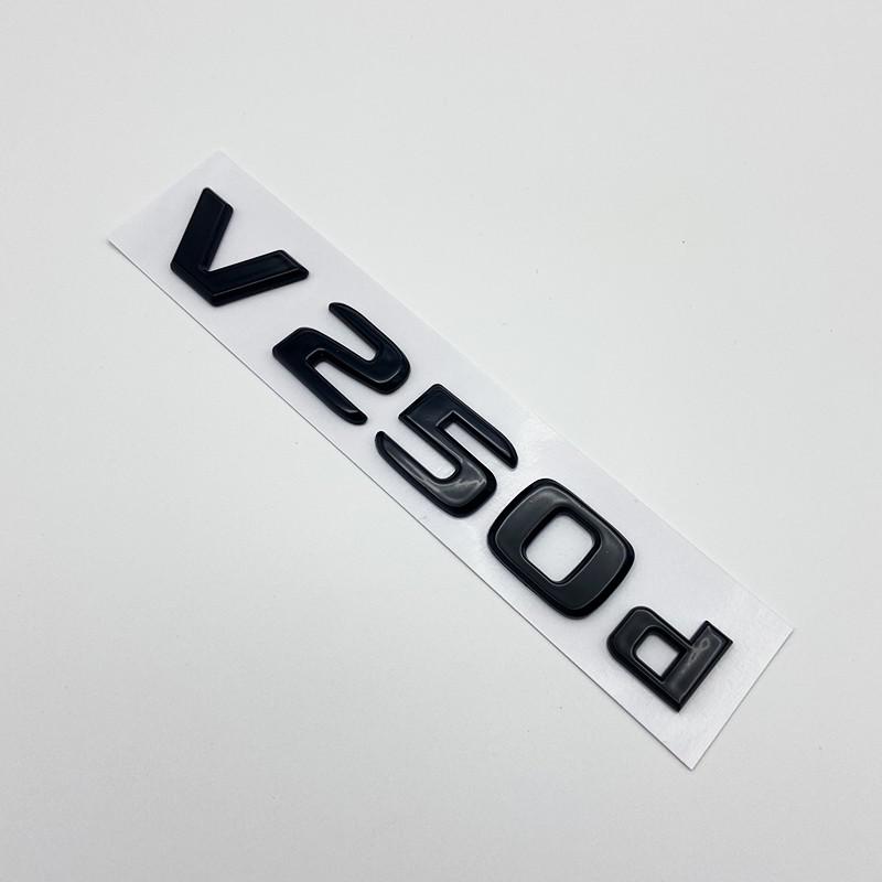 3D Letters V200d V220d V250d V300d V350d ABS Emblem for Mercedes Benz V Class Car Fender Badge Trunk Nameplate Logo Sticker