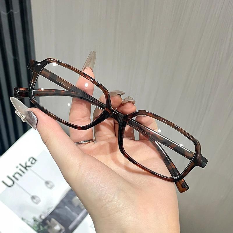 Fashion Women Business Near Sight Glasses Anti-Blue Light Classic Casual Short Sight Eyeglasses Unisex Eyewear Diopter 0 To -4.0