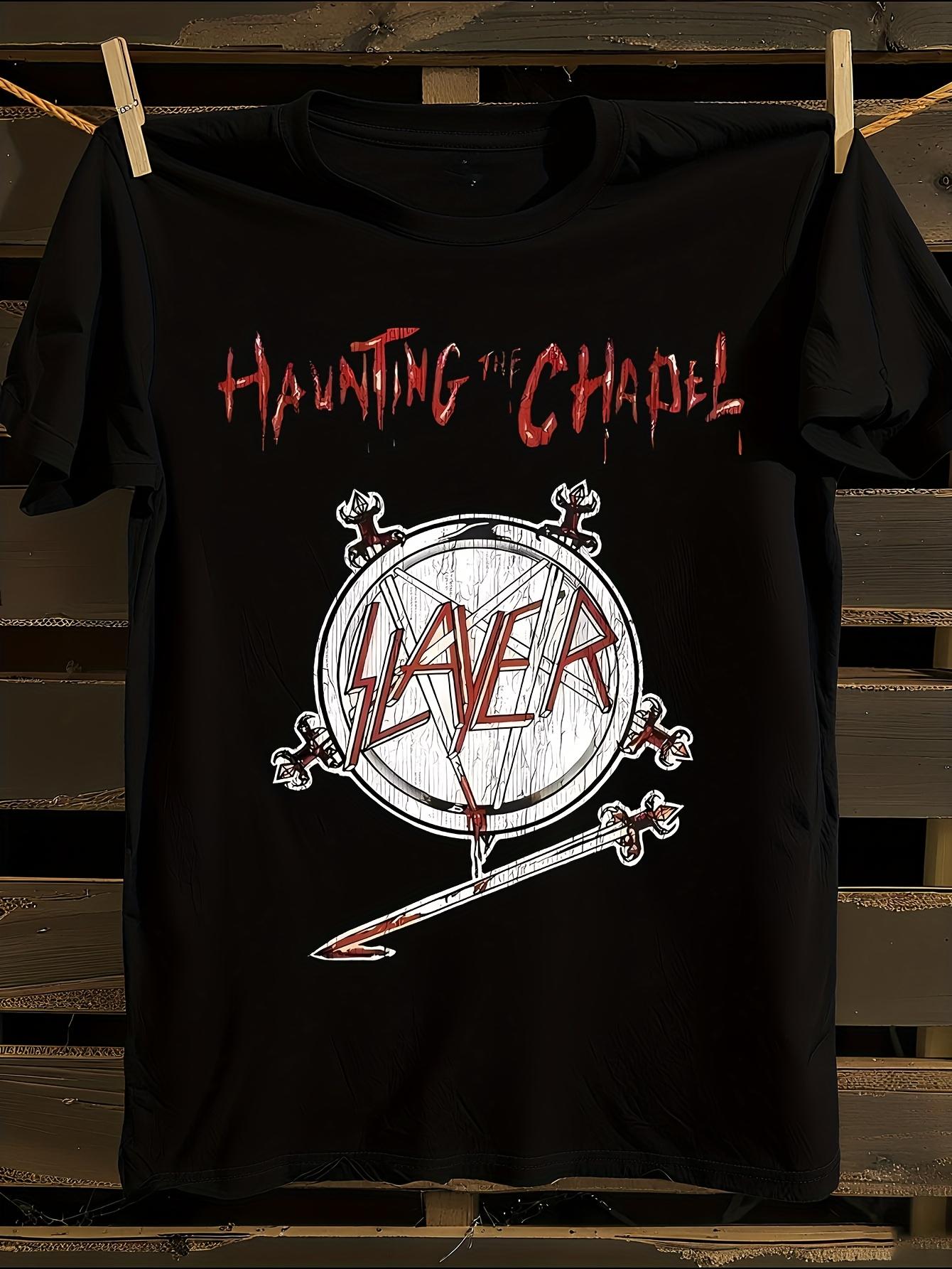 Slayer Haunting The Chapel Logo T-shirt L