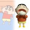 Charming Plastic Crayon Shinchan Anime Figure Of Shinnosuke With Bun Cute Collectible Decor