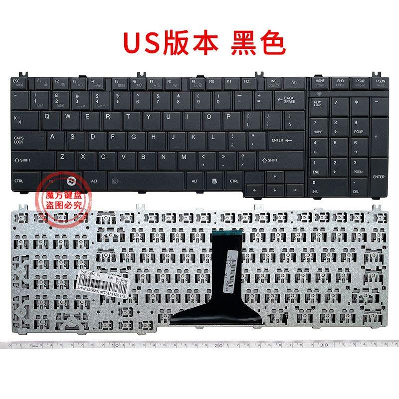 

Black and White Laptop Keyboard for L750 Black [New]] Official standard
