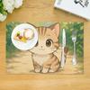 4Pcs 12x18in Customizable Washable Placemats Heat Resistant & Oil-Proof DIY Printed Personalization Table Mats for Dining Decor