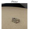 Style Fashionable Ins S925 Silver Ring For Women With Geometric Design For Everyday Wear