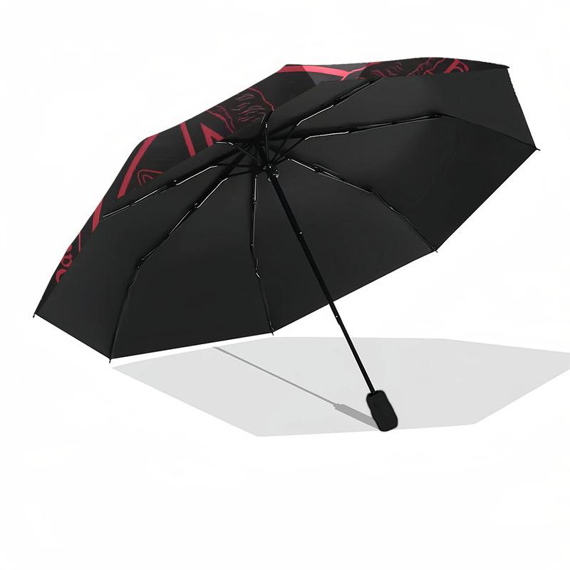 1pc Baphomet Symbol Satanic Art Umbrella with Plastic Handle,Suitable for All Seasons Home Travel Outdoor UmbrellaDD1274