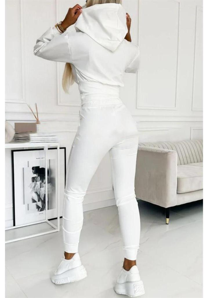Completo con Felpa Casual Slim-Fit e Pantaloni della Tuta Euro-Americani 2026 per Primavera/Autunno