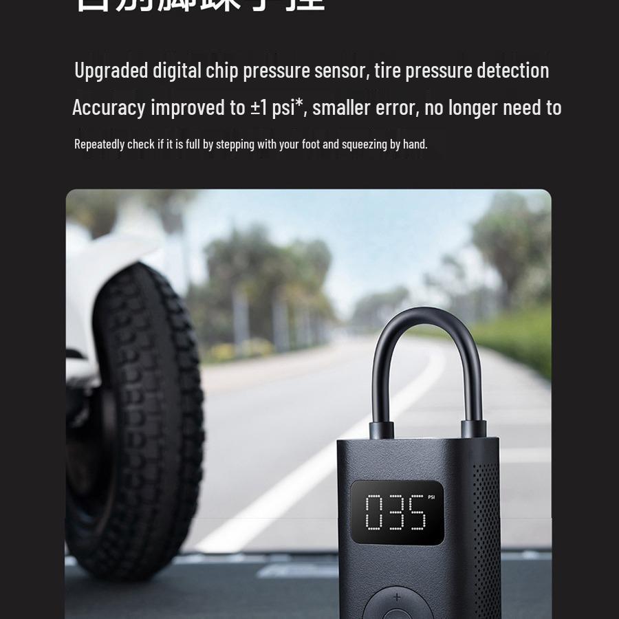 Compatible with Mijia Air Pump 2 Pro: Fast, Portable, and Durable Tire Inflator