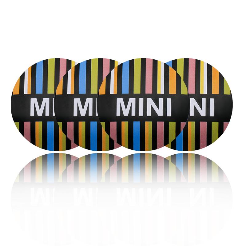 4Pcs 56mm Car Wheel Center Hub Cap Badge Logo Sticker For Mini Cooper One S JCW R55 R56 F55 F56 R57 R58 R60 Countryman Accessory