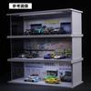 Moreart 1/64 Scale Garage Parking Lot Japanese Streetscape Diorama MO914400 Pit Model (Blue) [Parallel Import]