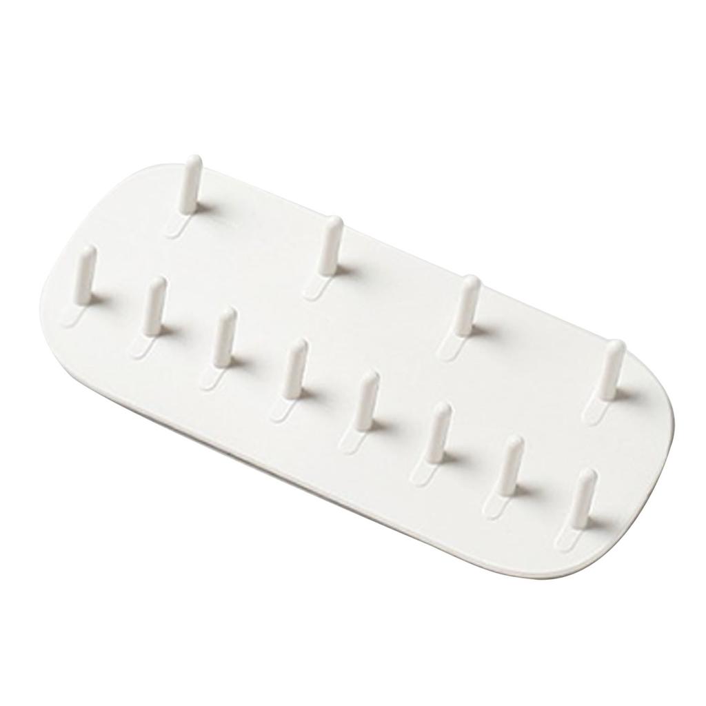 Wandmontierter Schmuckständer Halsketten Armbänder Ringe Organizer Kein Bohren Schmuck Hängeregal