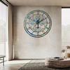 Round Resin Mold Silicone Texture with Life Tree Pattern for Wall and Bedroom Home for Crafting Unique Wall Clocks