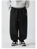 Hai Ma 2025 Autumn Boys' Terry Sweatpants - Korean Style Fashionable Sports Pants for Kids