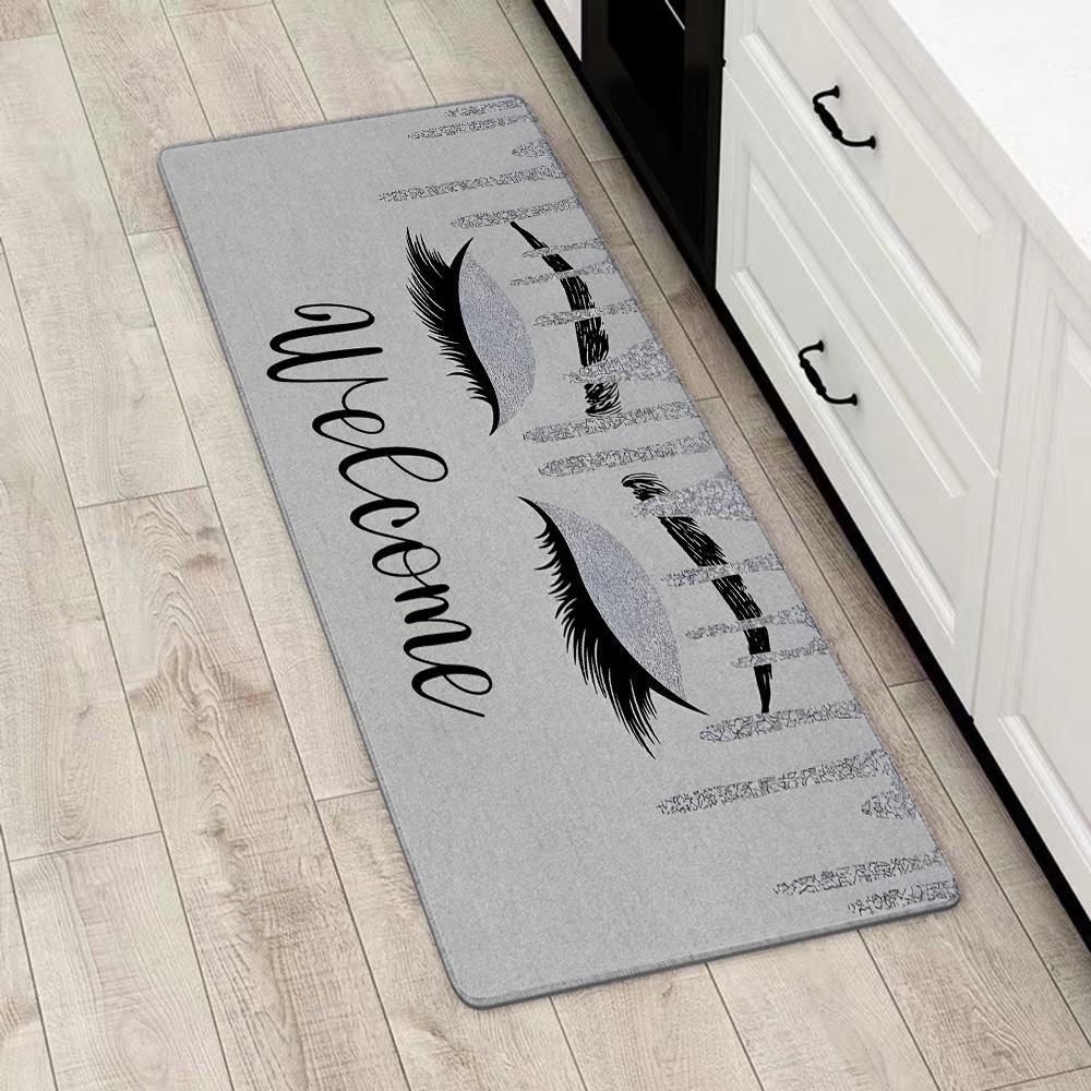 Entrance Front Door Doormat Eyelash Decorative Non-slip Kitchen Rug Living Room Rugs Balcony Bathroom Foot Mat Floor Mats Carpet