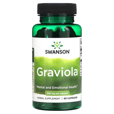 Graviola, 530mg, 60 kapsül