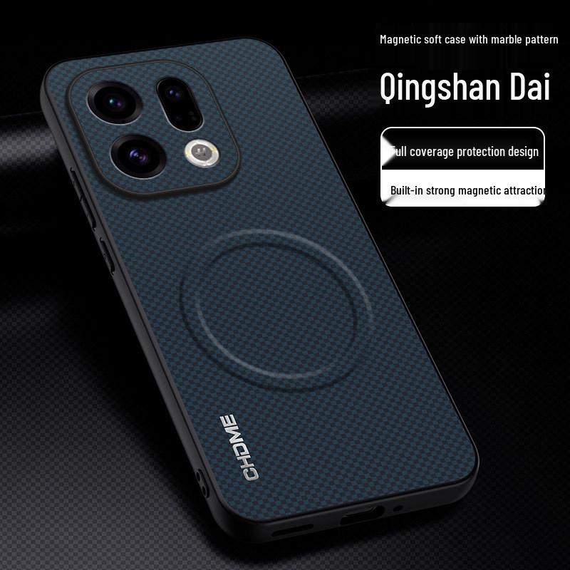 

OPPO Find X9 Pro Case: Full Coverage, Anti-Drop, High-End Fashion with Magnetic Buckle and Texture Find X9 зелёный