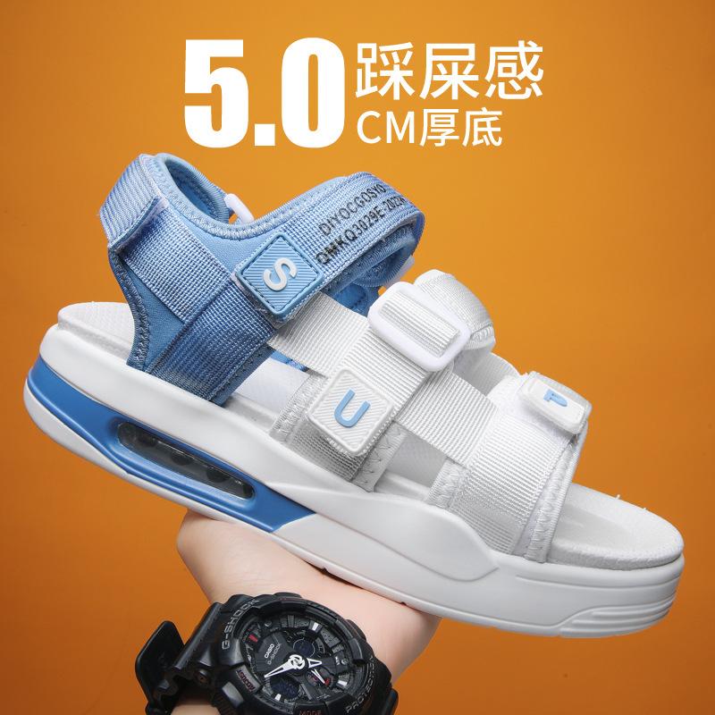 39-44 Sommer neue Herrenmode lässige atmungsaktive Sandalen trendige Pantoletten personalisierter Trend Herrenschuhe