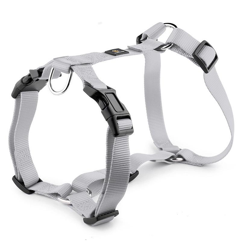 

Шлейка для питомца хаски H-образной формы, взрывозащищенная, мягкий нагрудный ремень, тяговый поводок для средних и крупных собак, прочный нейлоновый поводок для питомца, аксессуары L