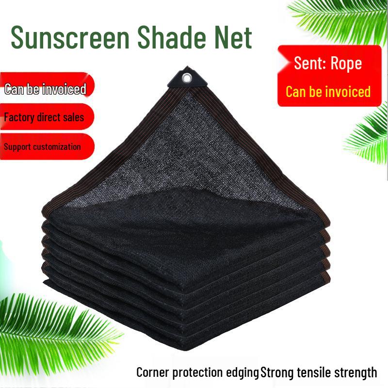 Thickened Encrypted Sunshade Net for Greenhouses and Gardens - Light-Blocking Protection Custom Size per Square Meter