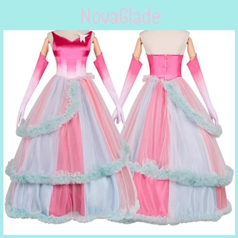 Wicked Glinda Cosplay Dress For Halloween Anime Role Play