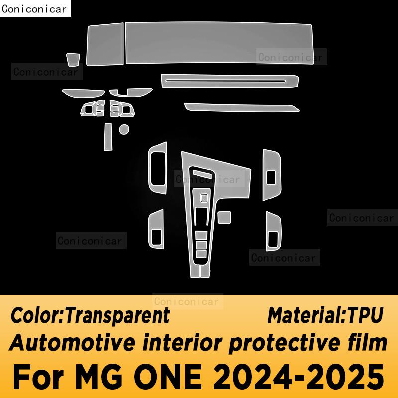 For MG ONE 2024 2025 Panel Navigation Automotive Interior Screen TPU Protective Film Cover Anti-Scratch Sticker