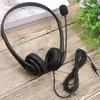 Corded Headsets with 3.5mm Plug Soft Skin Friendly Comfortable Over Ear Headphones for Conferencing and Music