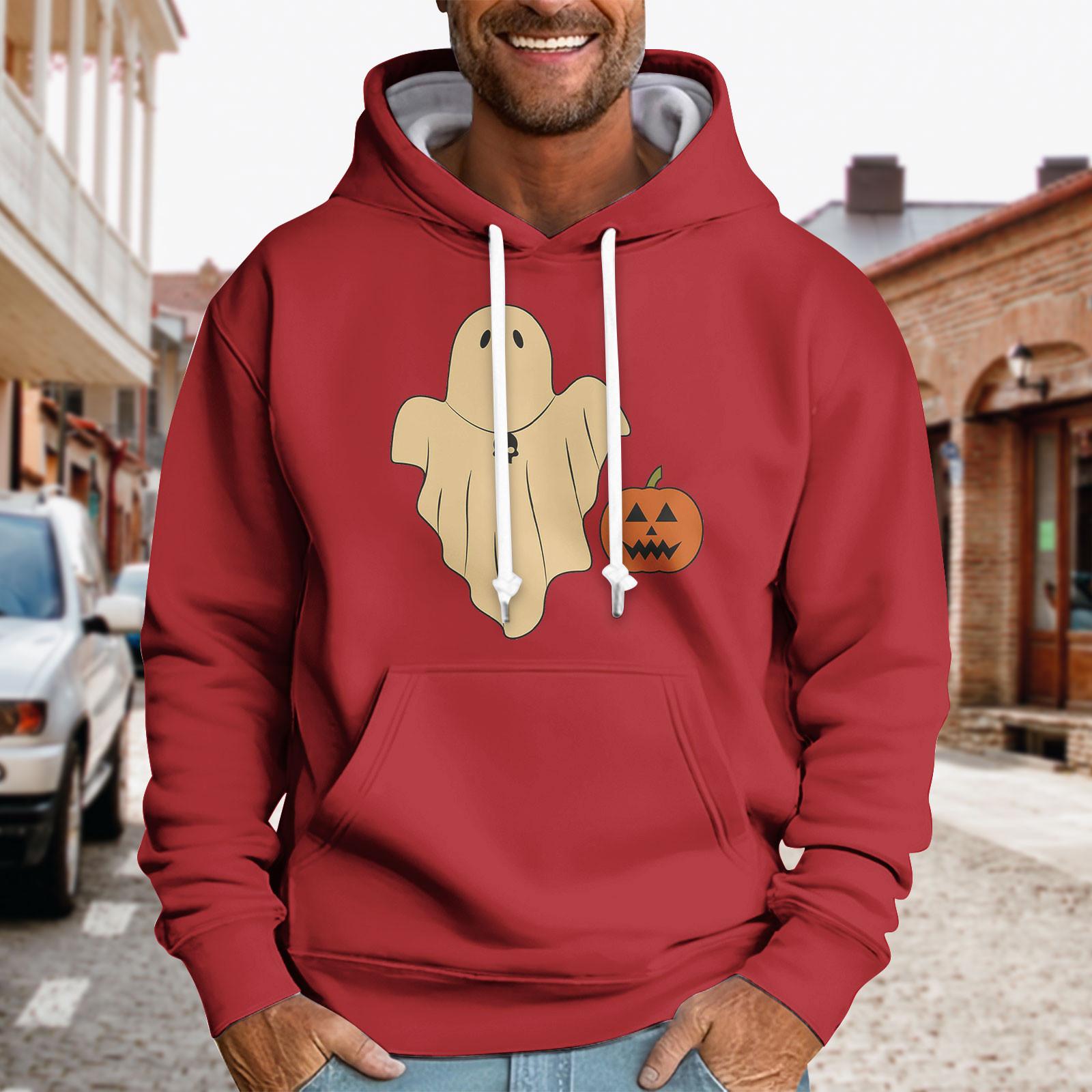 

Спортивный костюм с капюшоном, унисекс, одежда для бега, пуловер с длинными рукавами, толстовка с капюшоном XL красный