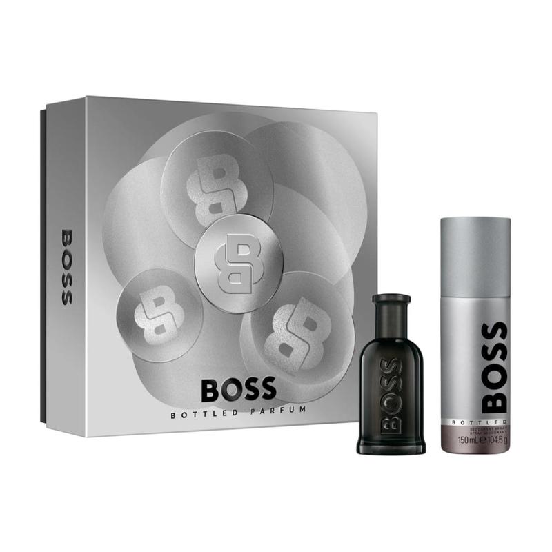 BOSS Confident gift box men s perfume set fragrance parfum+ Men s Perfume 50ml + Men s Antiperspirant 150ml коричневый
