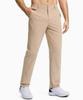 2026 Men's Mid-Waist Stretch Golf Pants - Quick-Drying, Lightweight, Plus Size, Straight Leg, Solid Color