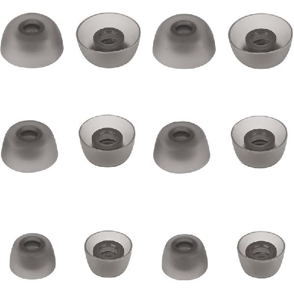 SNHLTS Насадки для наушников Силиконовые сменные насадки для наушников Запасные части для наушников Совместимые с Jabra Elite 65t Сменные насадки для наушников 6 пар S/M/L