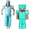 Vibrant Minecraft Steve Armor Costume For Boys And Girls Perfect For Halloween Parties